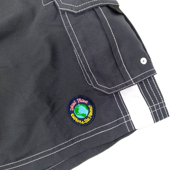 Island Planet Black Swim Trunks - Picture 5 of 11